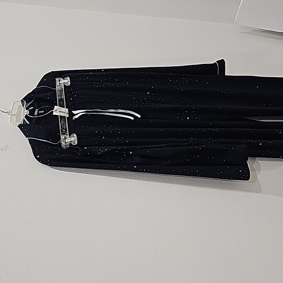 Jones women's Pajamas set Navy long sleeves with stars Size L NWT - Picture 6 of 10